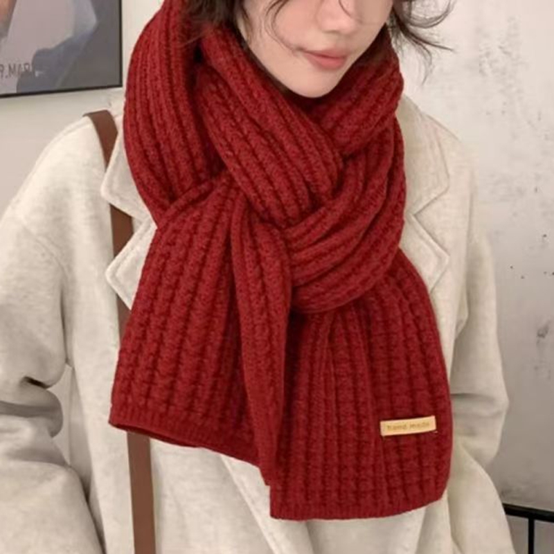 Thick Cable Knit Warm Cashmere – Wool Scarf Men Bewertung und Preis
