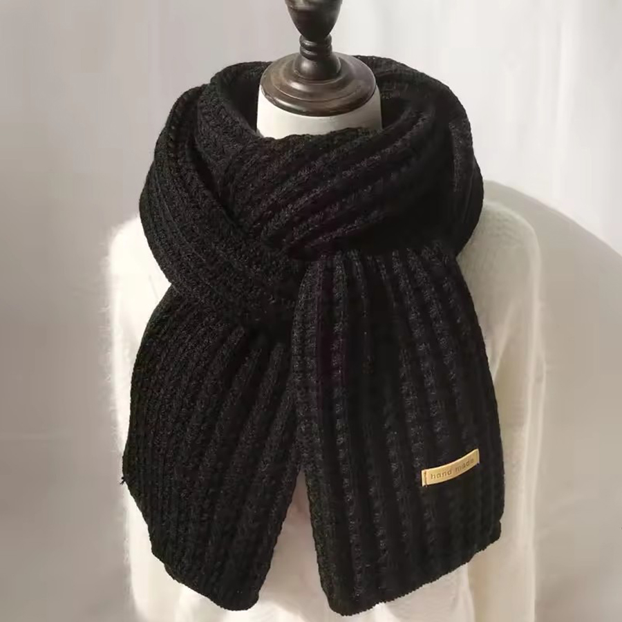 Thick Cable Knit Warm Cashmere – Wool Scarf Men Bewertung und Preis