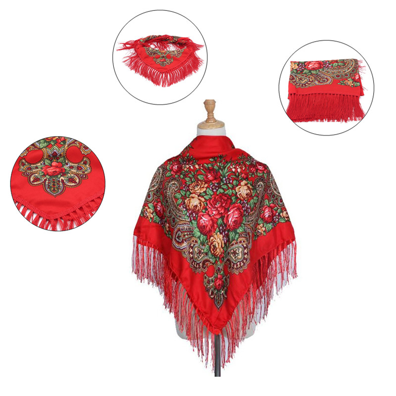 Retro Printed Scarf Winter Boh – Shawl Wrap Winter Bewertung und Preis