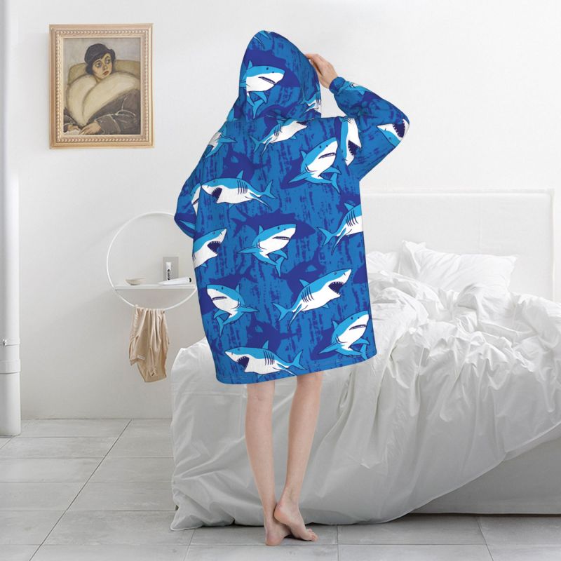 Wearable Blanket Hoodie Cartoo – Sherpa Hoodie Fleece Bewertung und Preis
