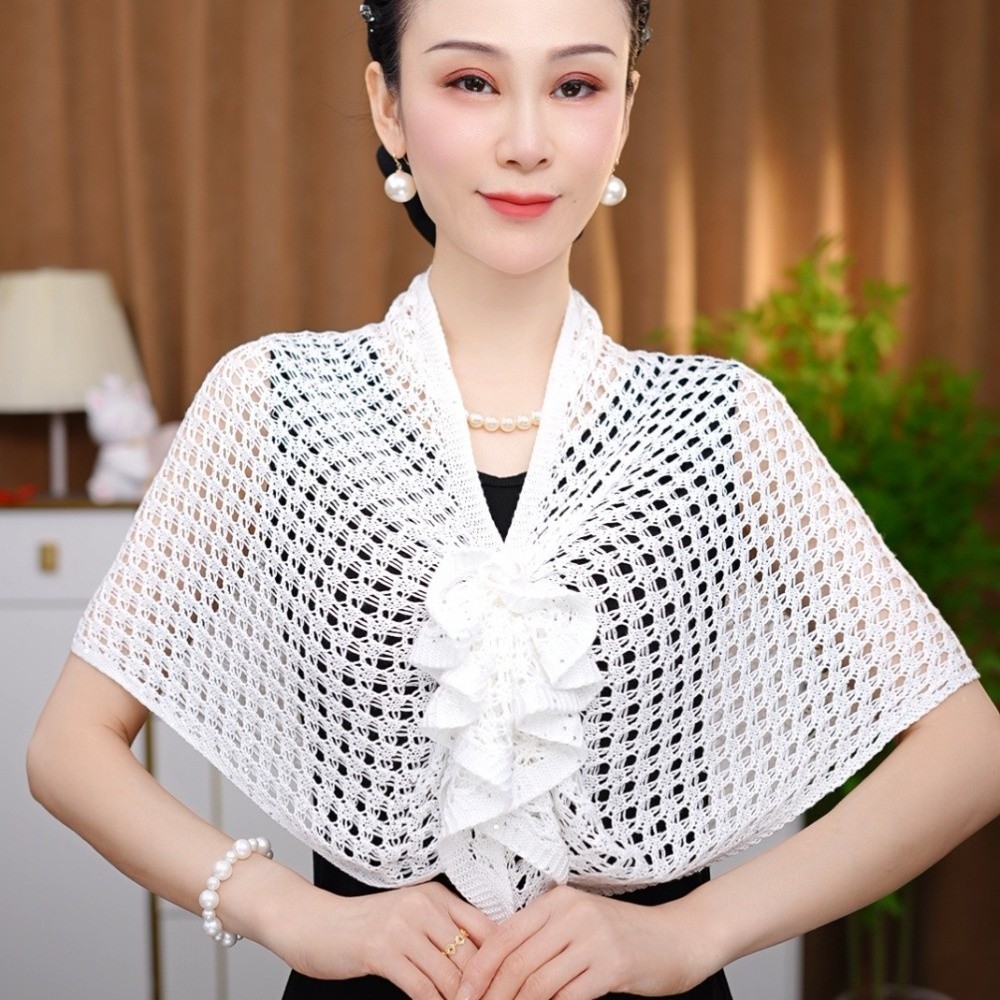 Sparkly Design Hollow Out Card – Shawl Wrap Winter Bewertung und Preis