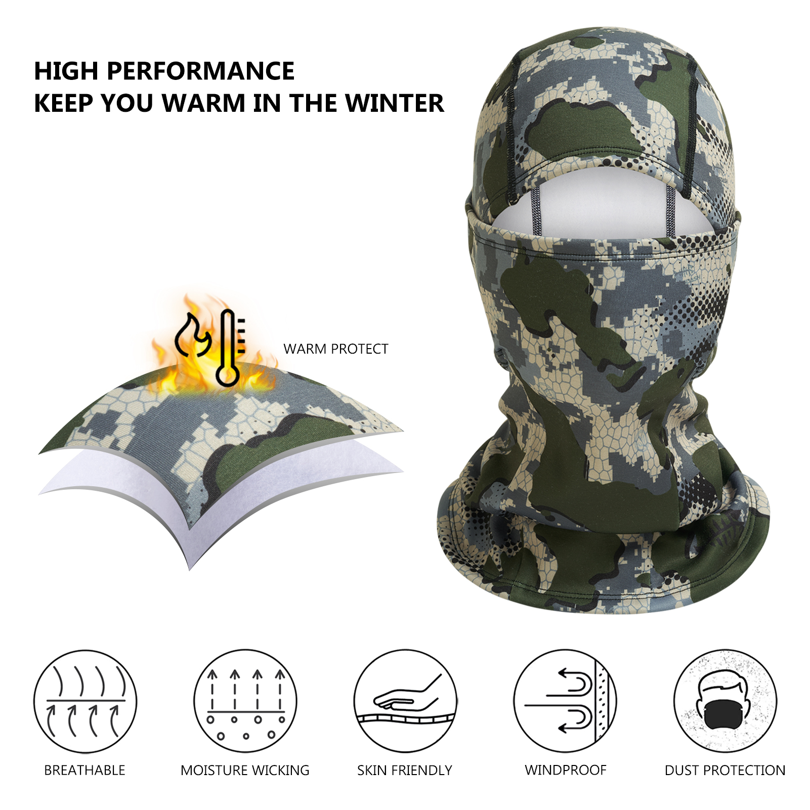 Bassdash Men Women Ninja Hood  – Neck Gaiter Fleece Bewertung und Preis