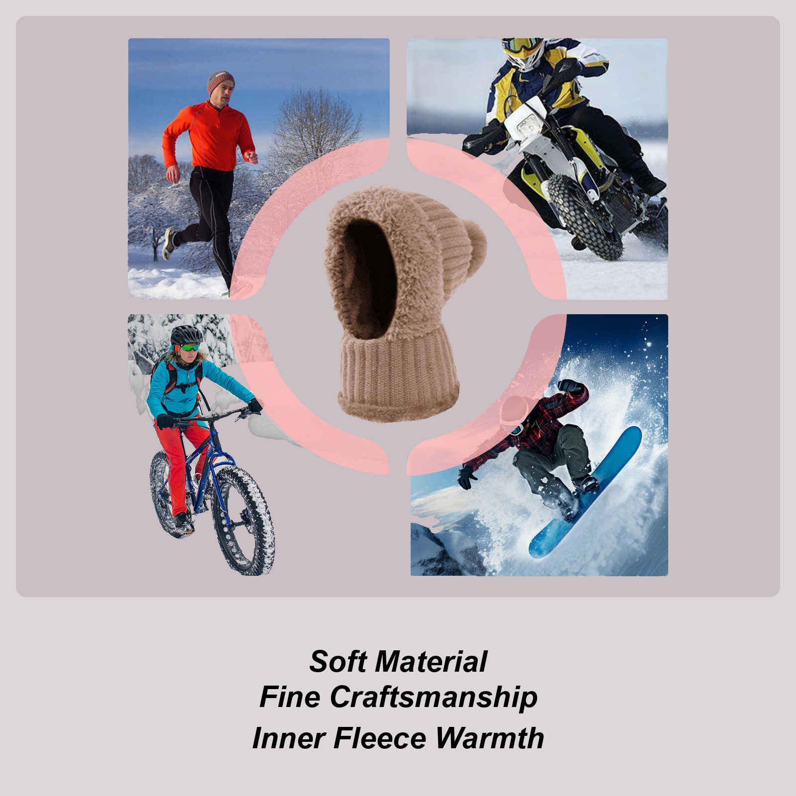 Knit Beanie Fall Beanie With N – Neck Gaiter Fleece Bewertung und Preis