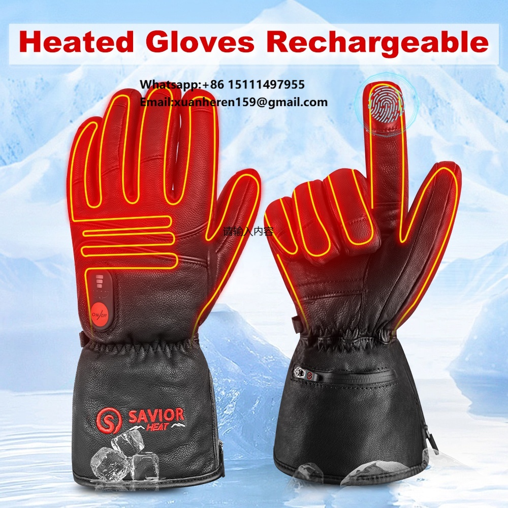 Heated Leather Gloves Men Wome – Hand Warmer Electric Bewertung und Preis