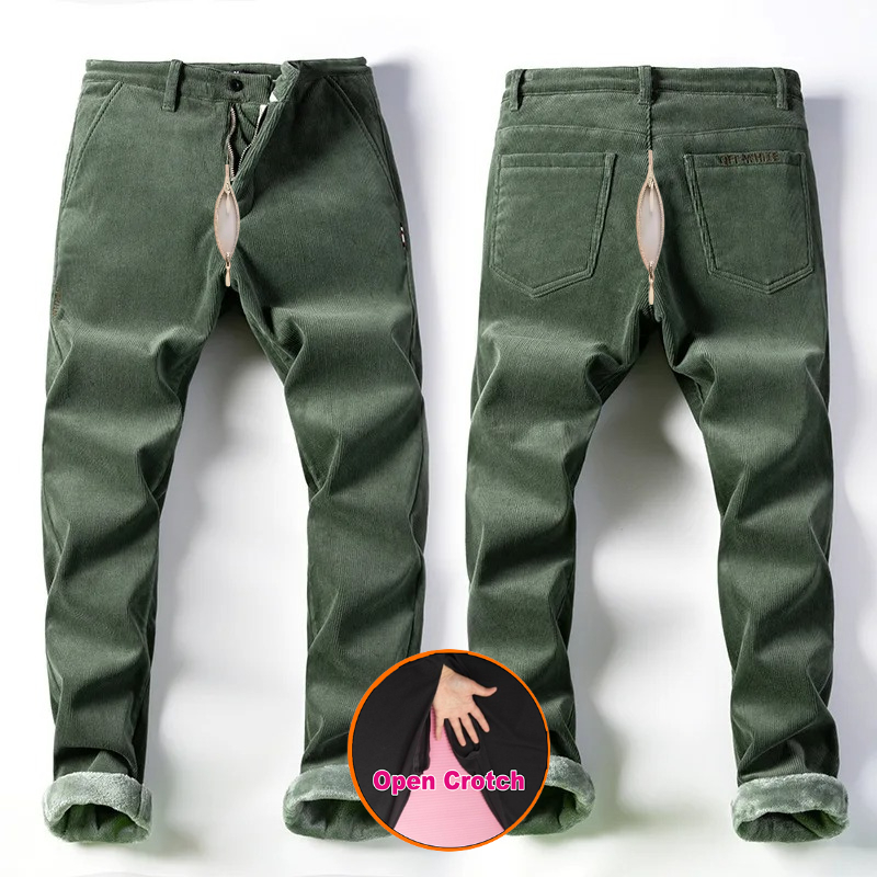 Open Crotch Men Fall Winter Fl – Corduroy Pant Warm Bewertung und Preis
