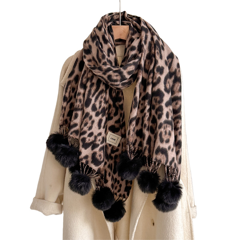 New Luxury Winter Leopard Two- – Cashmere Pashmina Wrap Bewertung und Preis