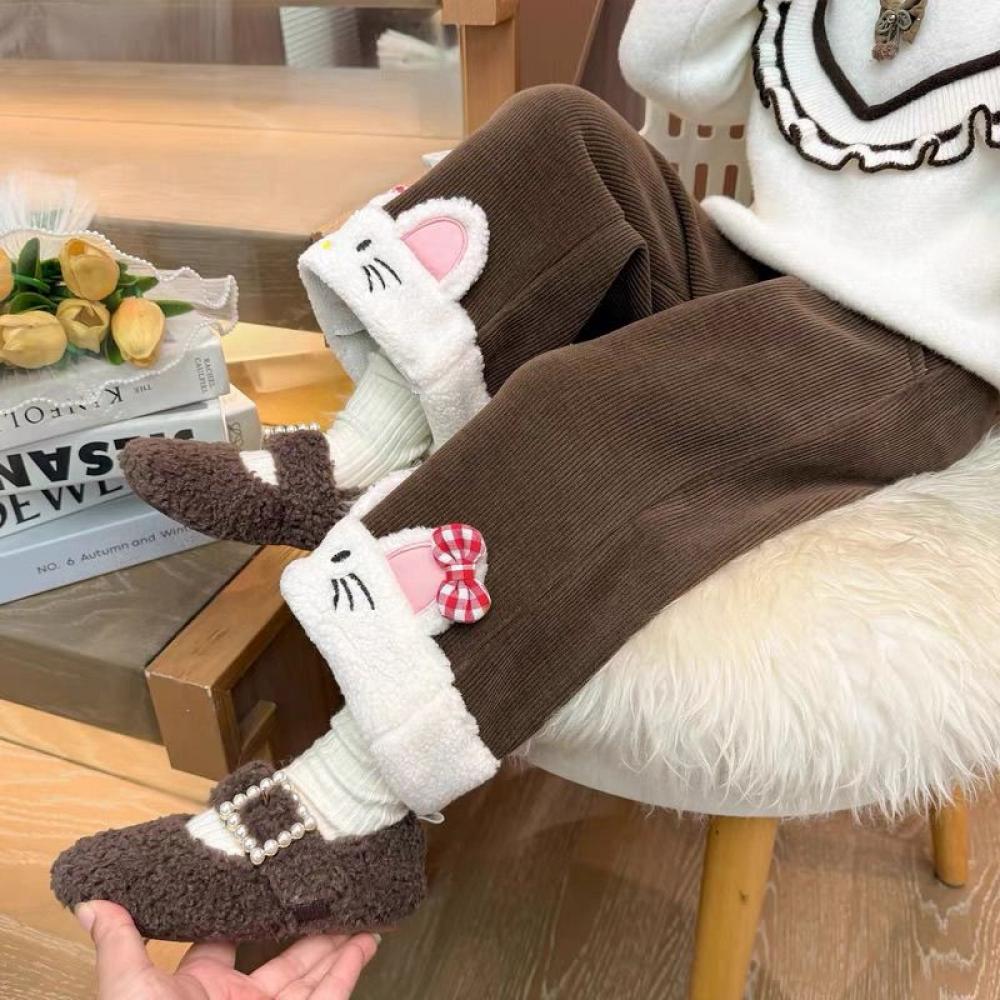 Kawaii Hello Kitty Girls Ins P – Corduroy Pant Warm Bewertung und Preis