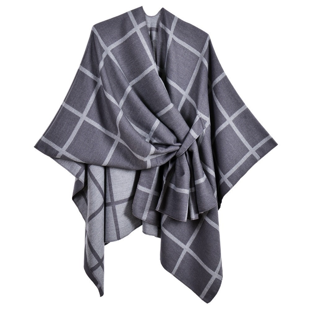 Warm Coat Plaid Design Travel  – Shawl Wrap Winter Bewertung und Preis