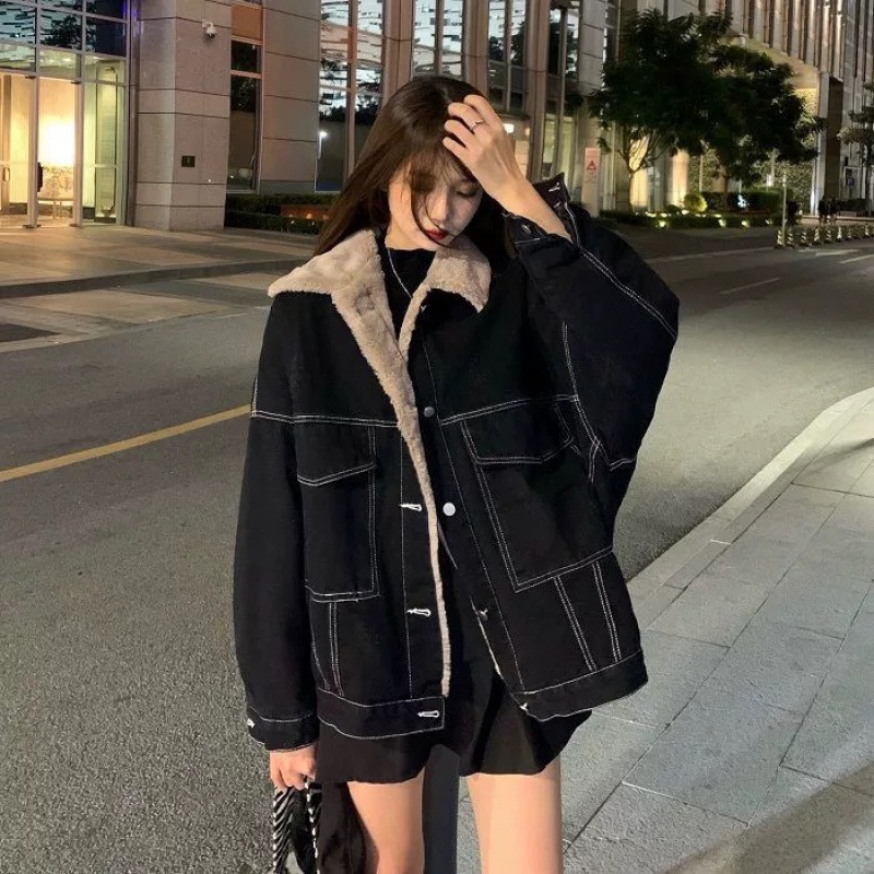 Women Denim Coat Thick Lapel S – Down Jacket Packable Bewertung und Preis