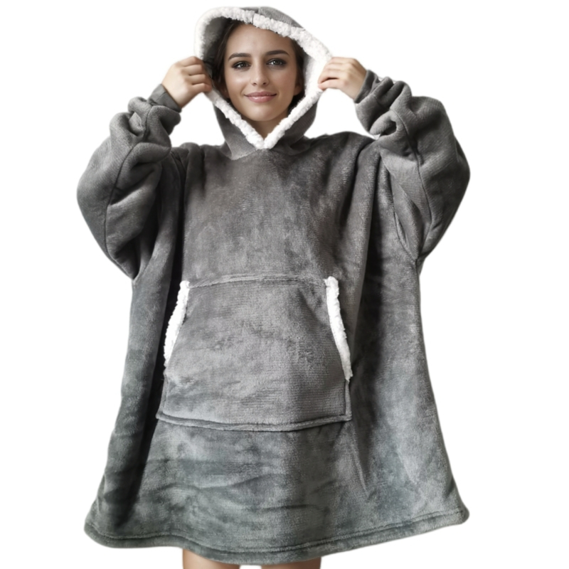 Wearable Adult Super Soft Flan – Sherpa Hoodie Fleece Bewertung und Preis