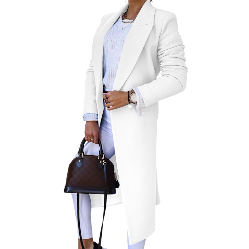 CYCLI-Women Long Wool Coats Fo – Wool Coat Peacoat Bewertung und Preis