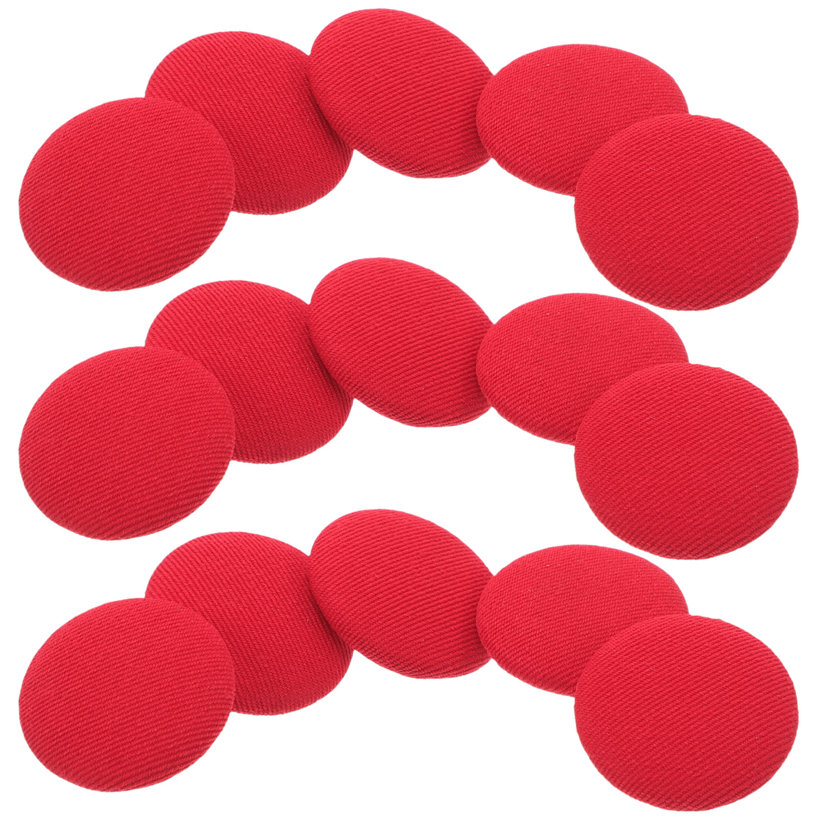 20Pcs Flat Round Fabric Covere – Wool Coat Peacoat Bewertung und Preis