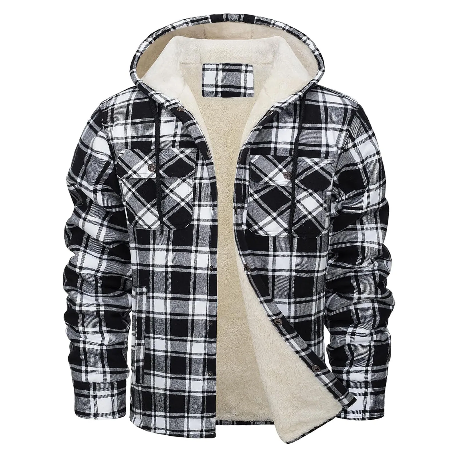 Thick Warm Flannel Hooded Jack – Flannel Shirt Lined Bewertung und Preis