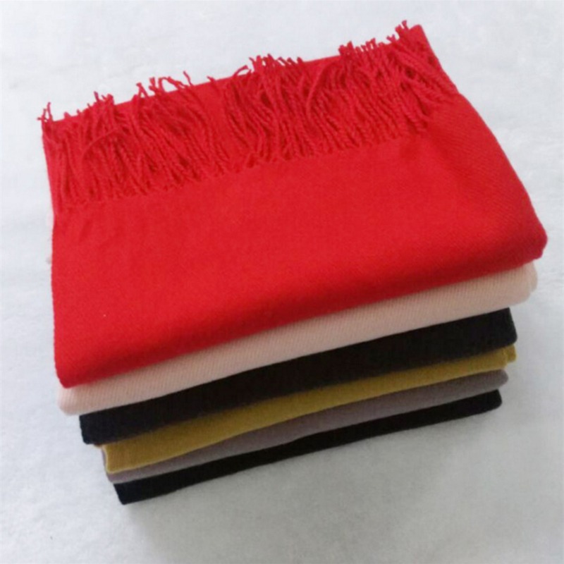 Autumn And Winter Solid Color  – Wool Scarf Men Bewertung und Preis