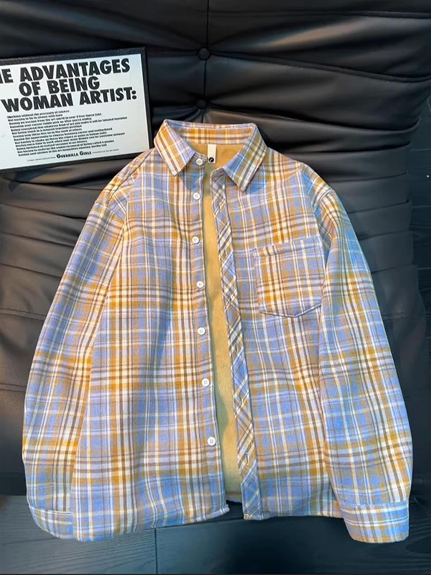 Men's Vintage Plaid Flannel Sh – Flannel Shirt Lined Bewertung und Preis