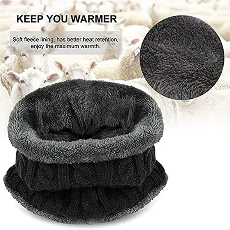 Winter Knit Hat & Scarf Set fo – Wool Scarf Men Bewertung und Preis