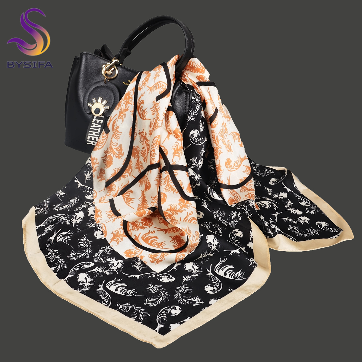 BYSIFA Letters Silk Scarf Shaw – Shawl Wrap Winter Bewertung und Preis