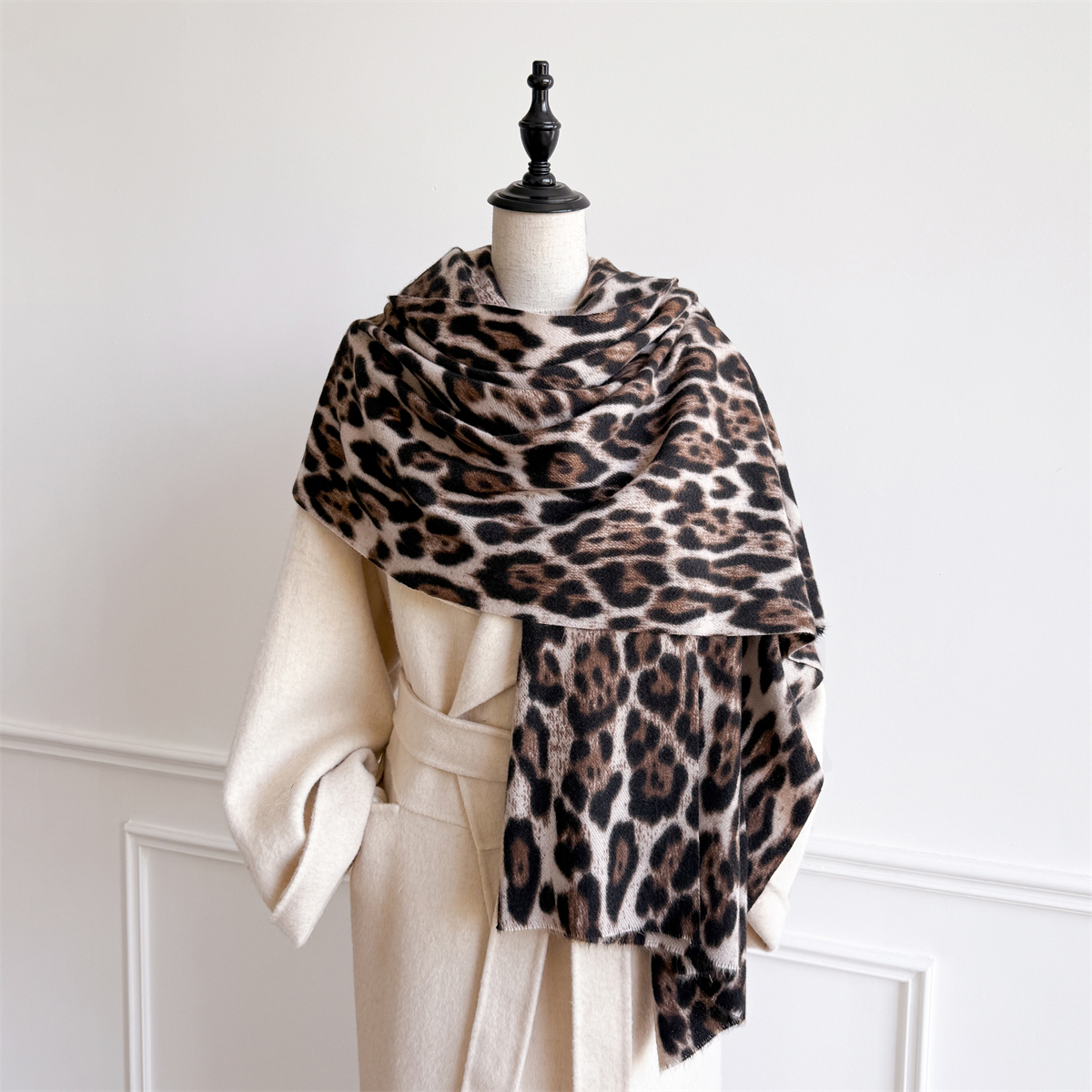 Winter Warm Women Scarf Leopar – Cashmere Pashmina Wrap Bewertung und Preis