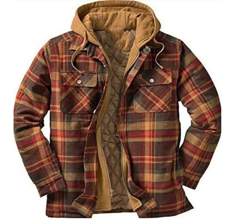 Mens Fleece Lined Flannel Plai – Flannel Shirt Lined Bewertung und Preis