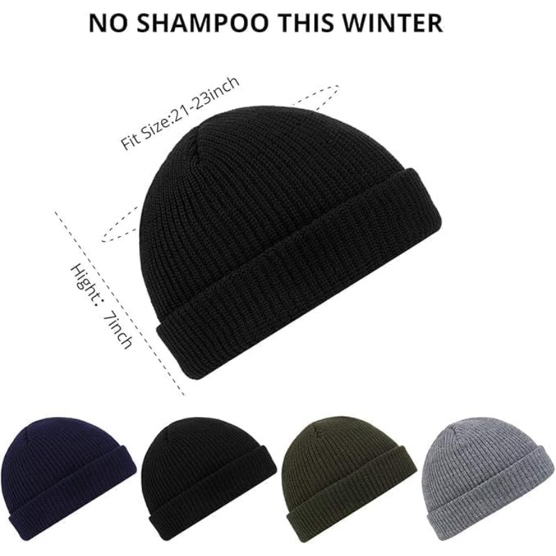 Trawler Beanie Watch Hat Roll- – Knit Beanie Hat Warm Bewertung und Preis