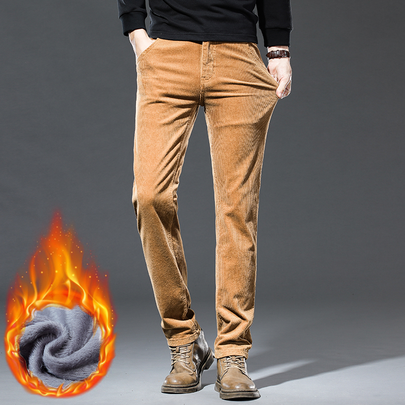 Winter New Men's Corduroy Flee – Corduroy Pant Warm Bewertung und Preis