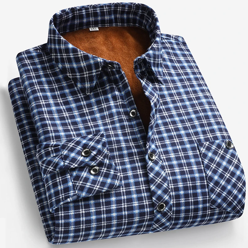 2025 Autumn and Winter Men's F – Flannel Shirt Lined Bewertung und Preis
