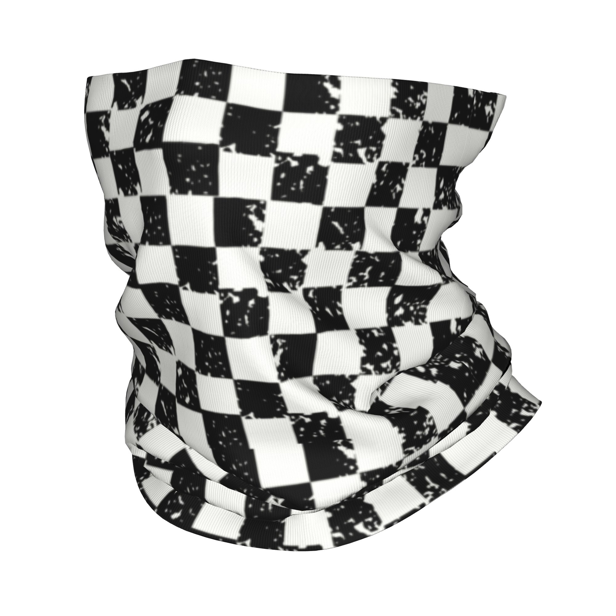 Custom Retro Checkered Flag Wi – Neck Gaiter Fleece Bewertung und Preis