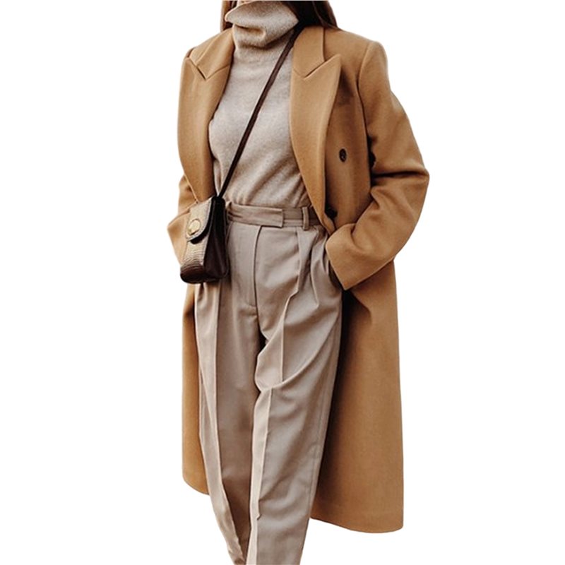 A24F-Womens Long Wool Coats Fa – Wool Coat Peacoat Bewertung und Preis