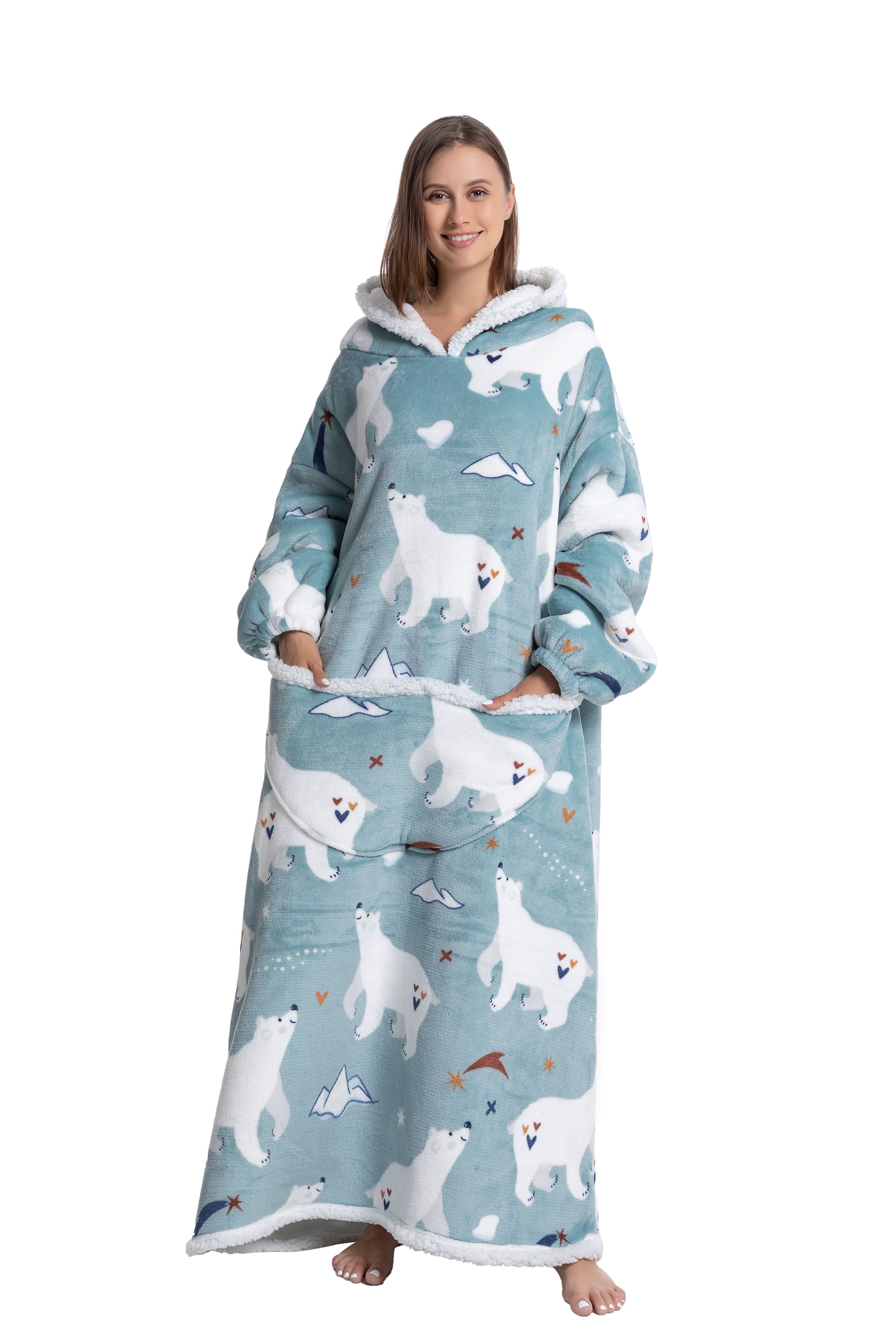 Oversized Wearable Blanket Coz – Sherpa Hoodie Fleece Bewertung und Preis