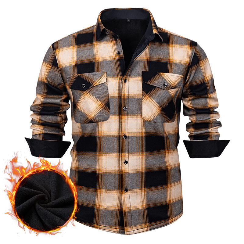 Mens Flannel Plaid Shirt Long  – Flannel Shirt Lined Bewertung und Preis