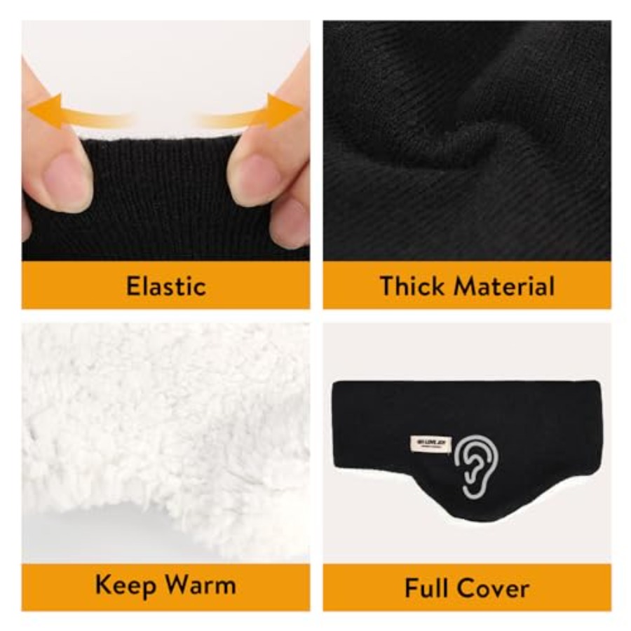 Ear Warmer Fuzzy Fleece Lined  – Fleece Ear Warmer Band Bewertung und Preis