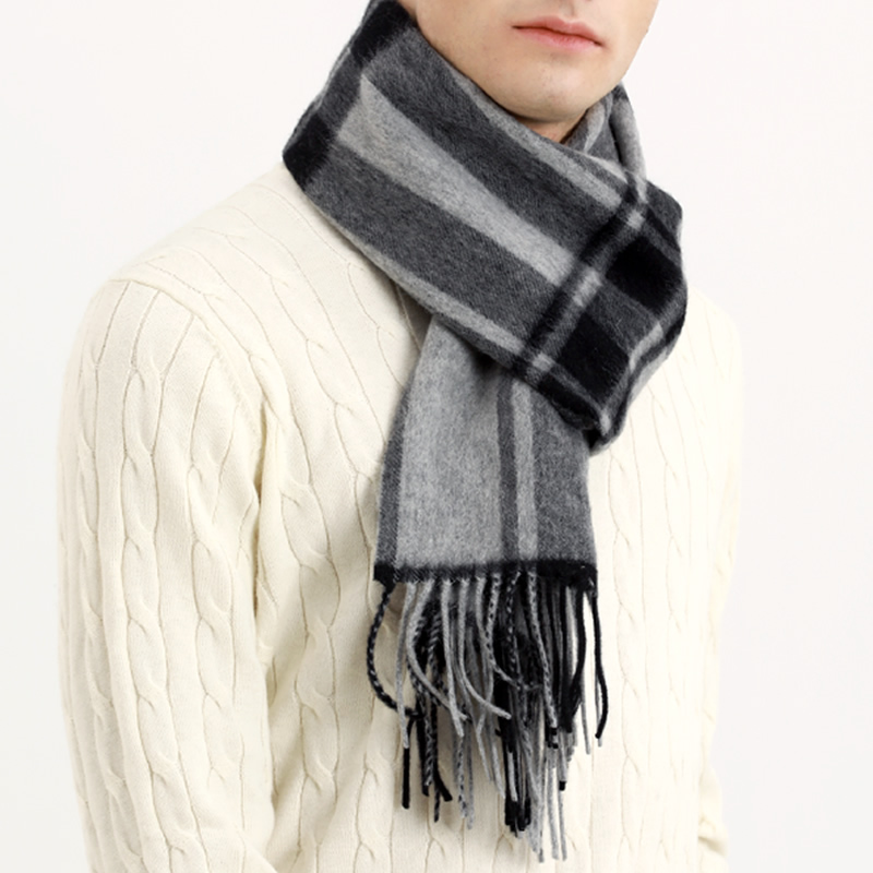 Pashmina Scarf Men Winter Stri – Wool Scarf Men Bewertung und Preis