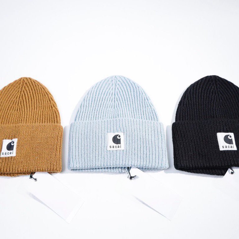 Vuu Sacai Collaborative Patchw – Knit Beanie Hat Warm Bewertung und Preis