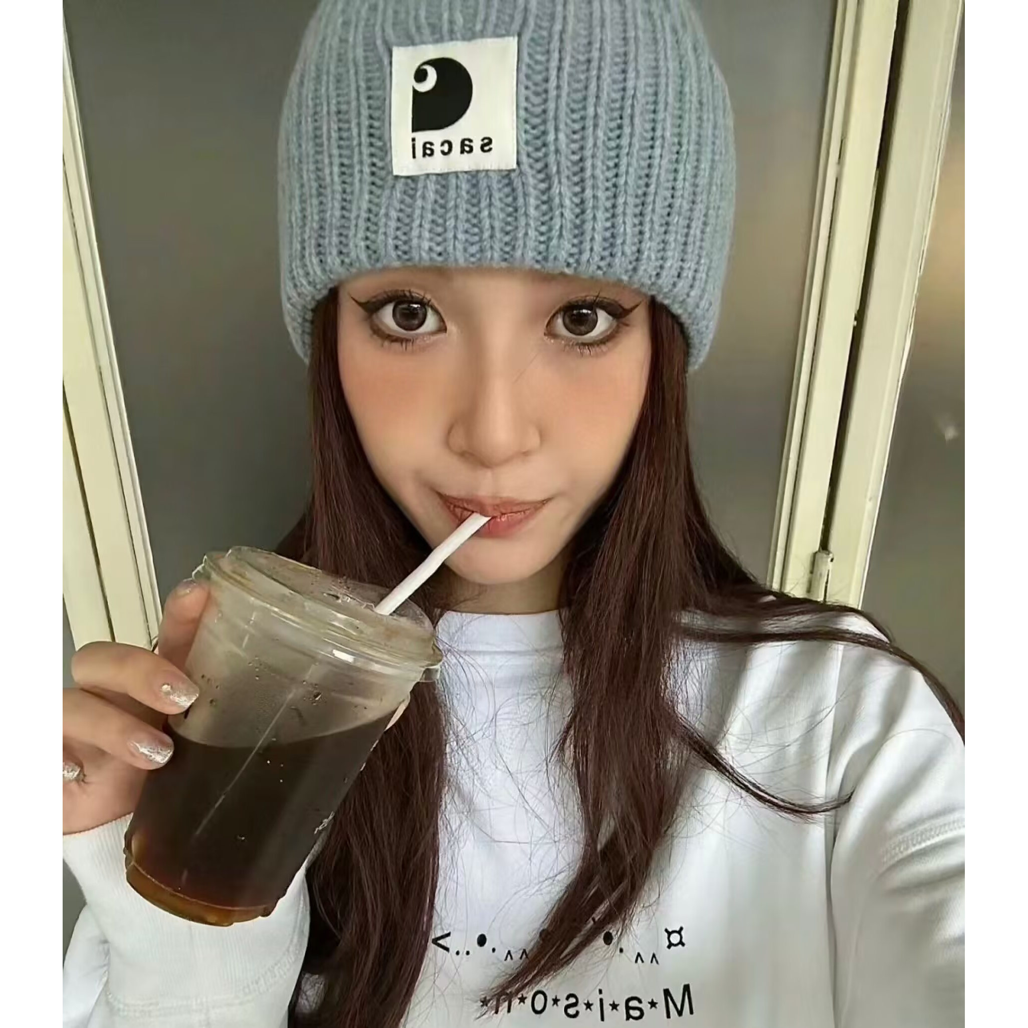 Vuu Sacai Collaborative Patchw – Knit Beanie Hat Warm Bewertung und Preis