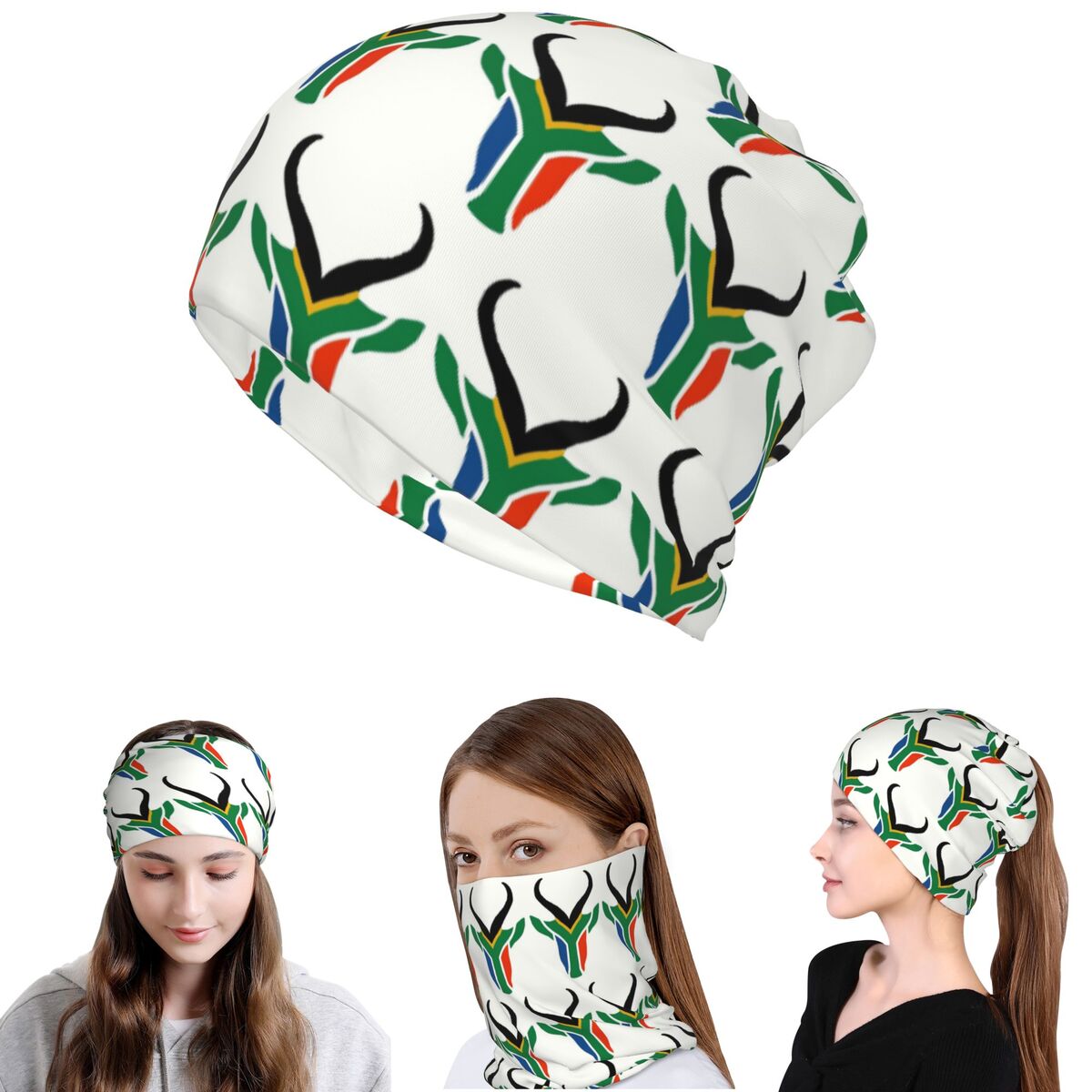 South African Springboks Flag  – Knit Beanie Hat Warm Bewertung und Preis