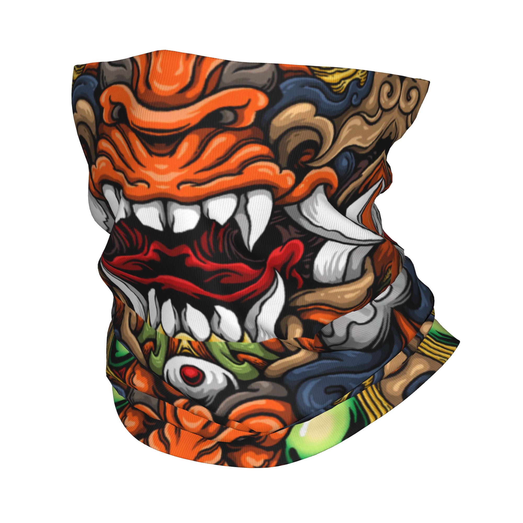 Custom Samurai Demon Oni Winte – Neck Gaiter Fleece Bewertung und Preis