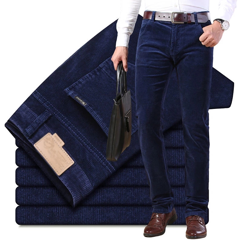 Autumn Winter Men`s Thick Warm – Corduroy Pant Warm Bewertung und Preis