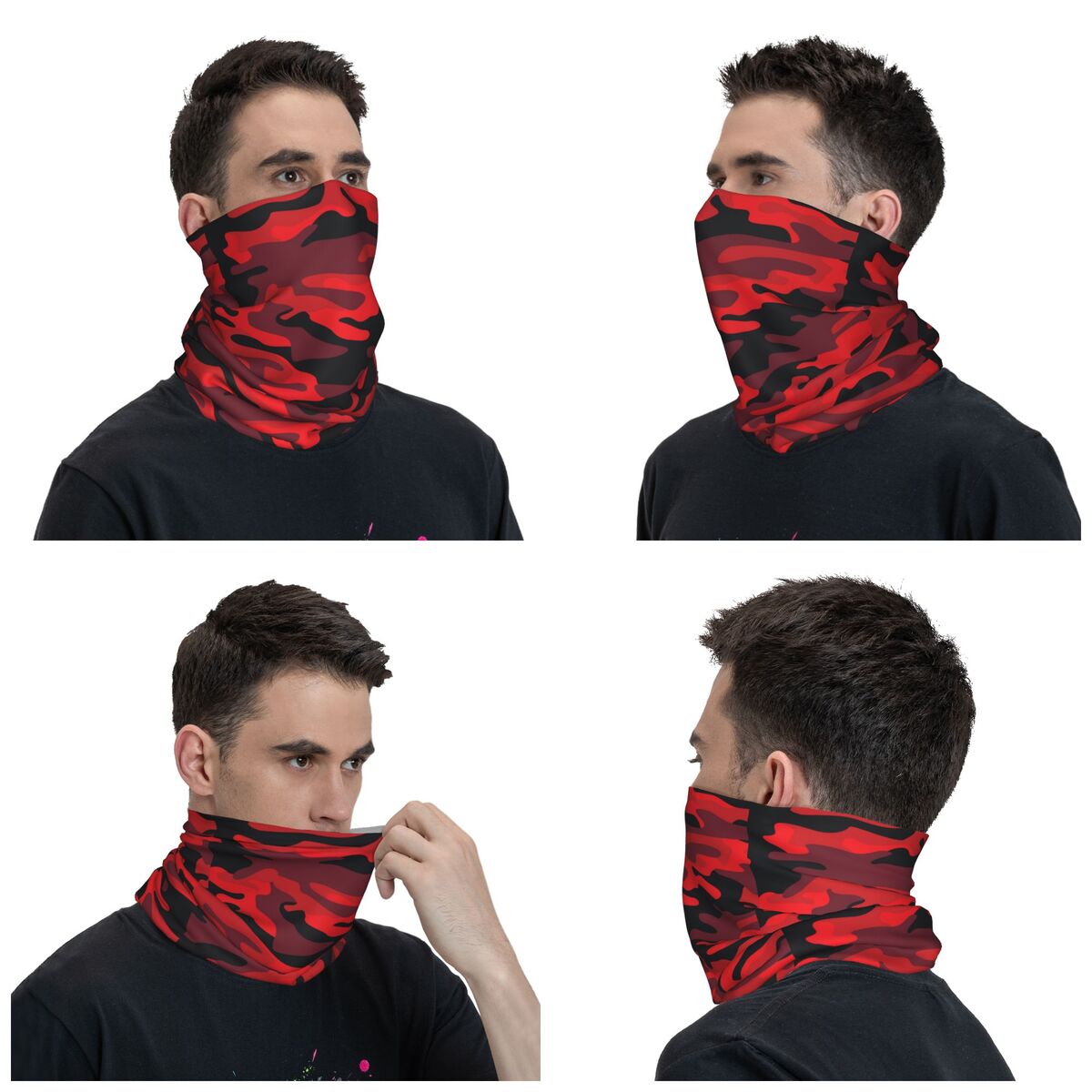 Militaryy Red Camouflage Banda – Neck Gaiter Fleece Bewertung und Preis